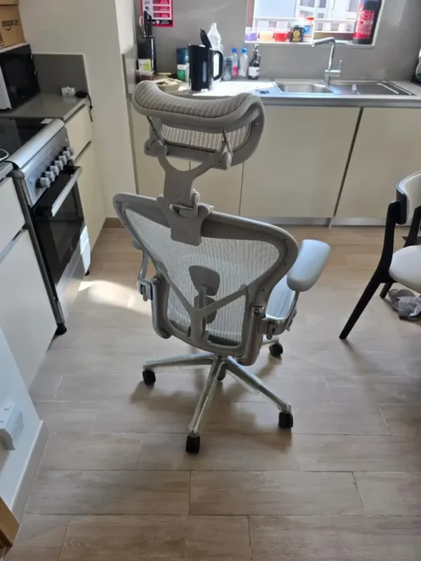 Herman Miller Aeron Remastered Chair with Headrest - Image 4